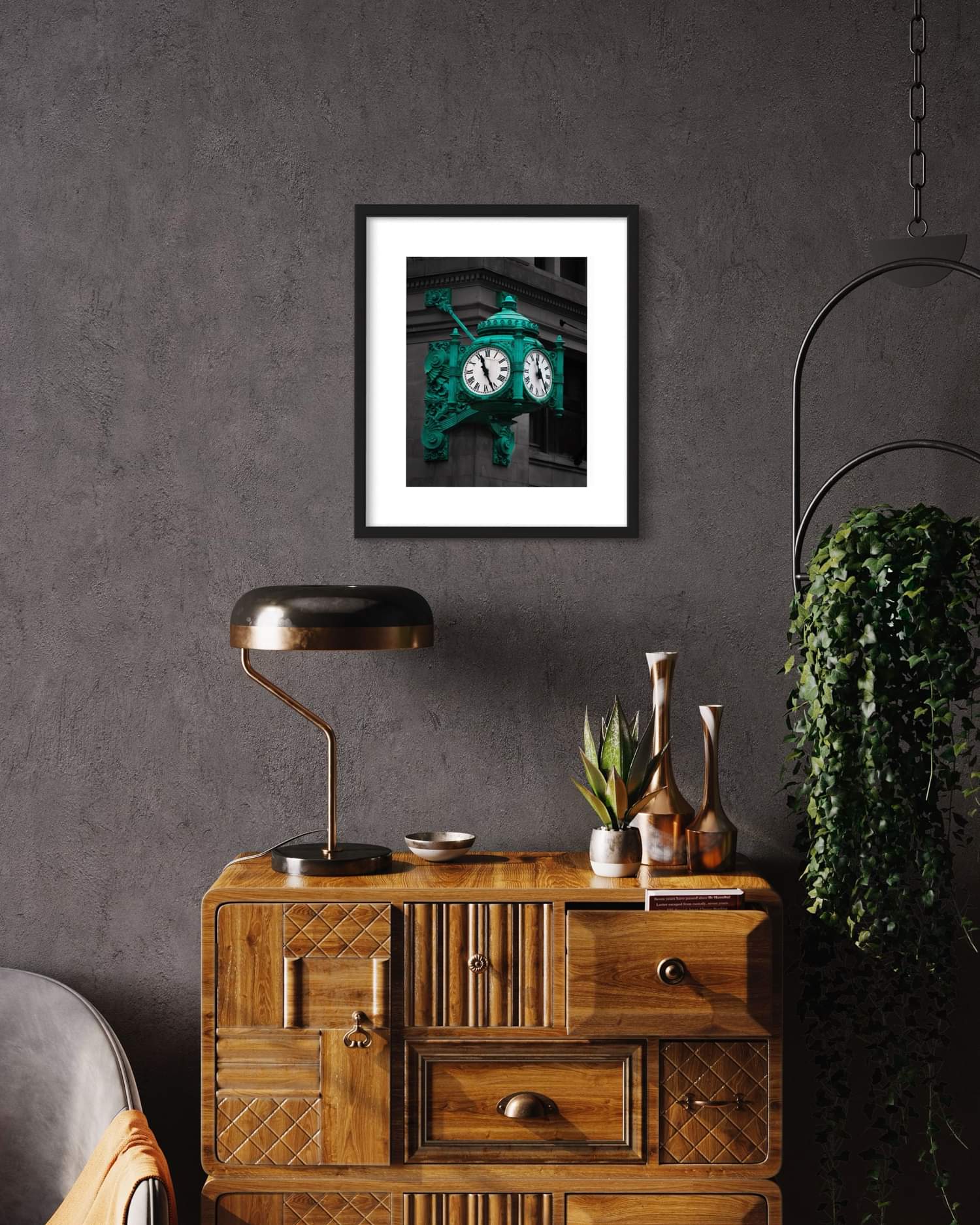 Iconic Marshall Fields Clock ~ Chicago - Sara Foz Photography