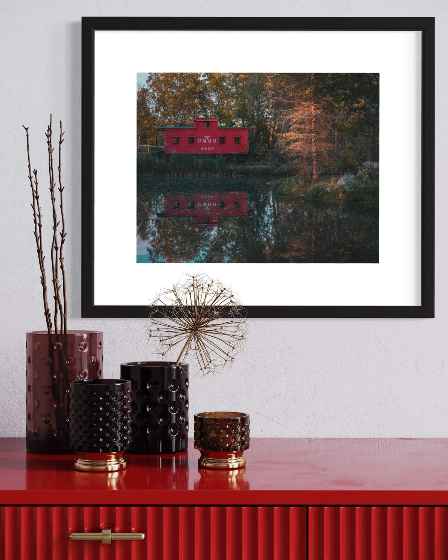 Train Car Reflection - Sara Foz Photography